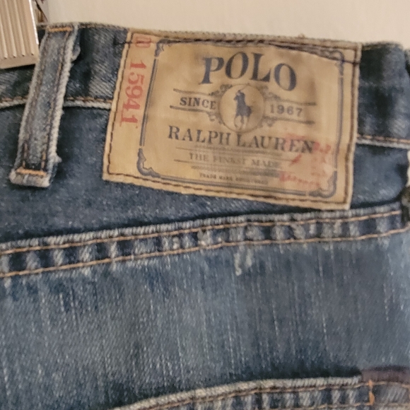 Polo by Ralph Lauren men's jeans 40×30 NWOT button zipper bootcut - Picture 4 of 6
